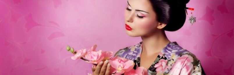 Nena xaponesa esvelta